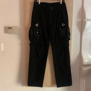 Ultra rare “Free Knight “ japan, gas mask Velcro & zipper pants